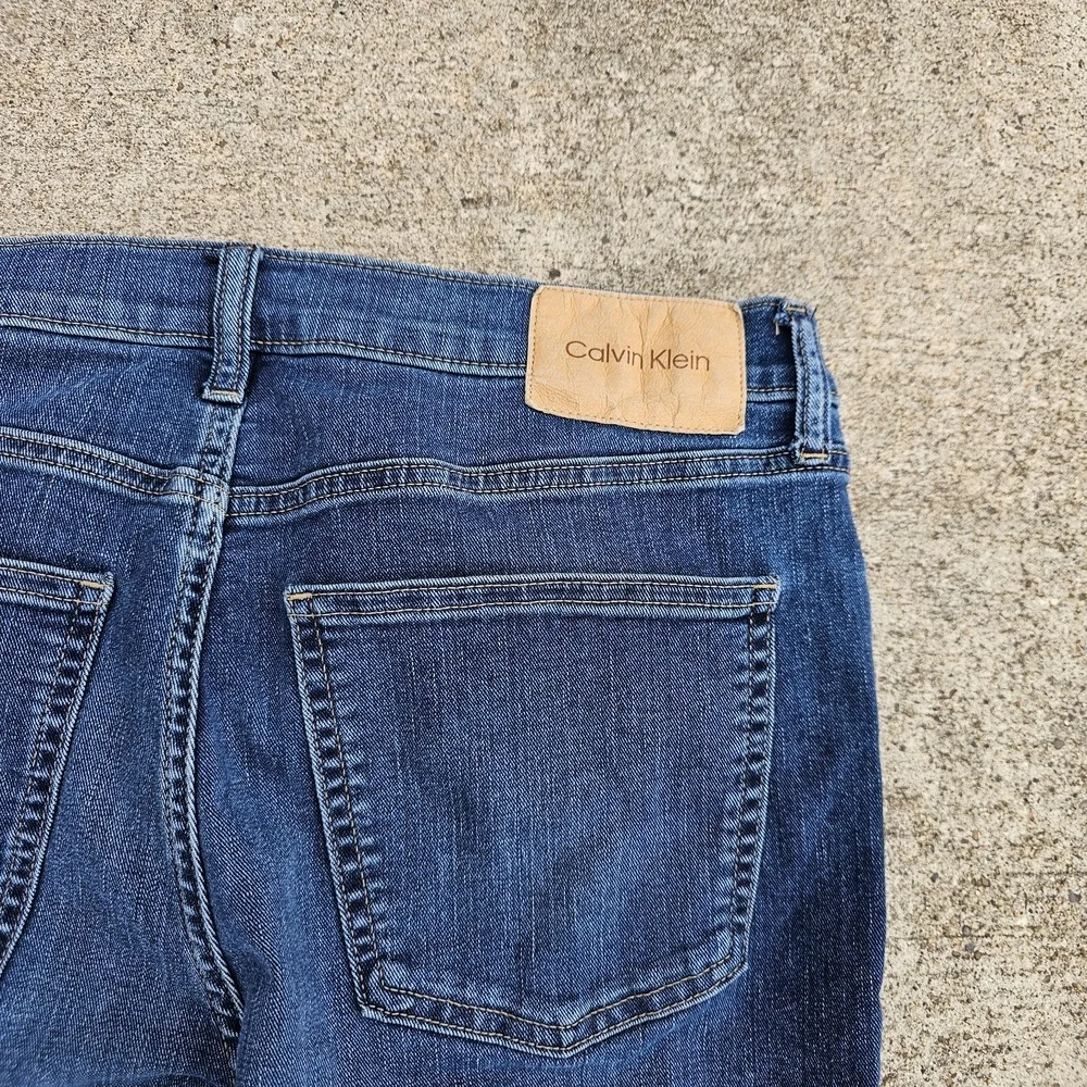 Calvin Klein Blue Straight Jeans Classic Style